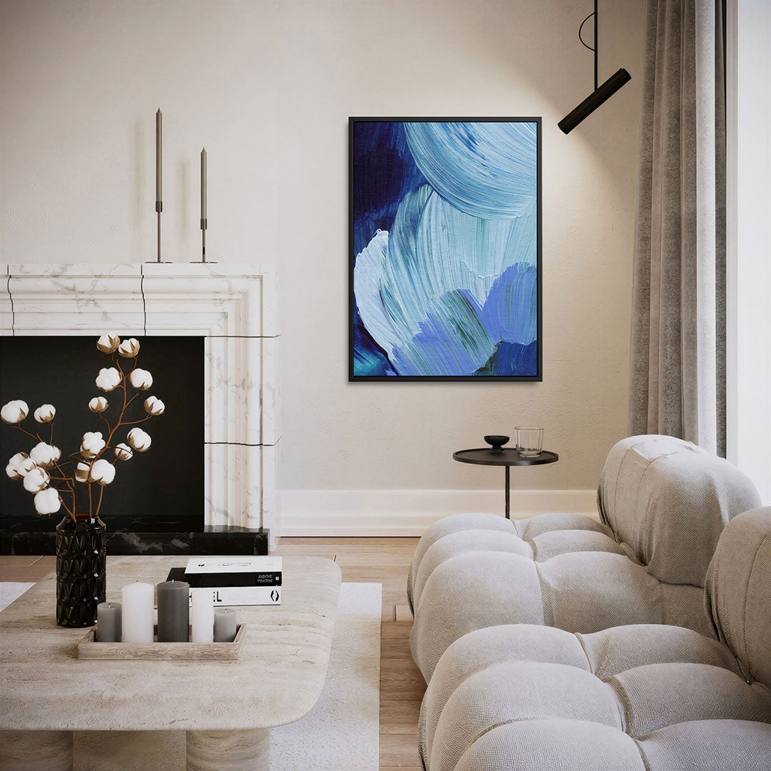 Kleurencompositie – moderne staande wandkunst
