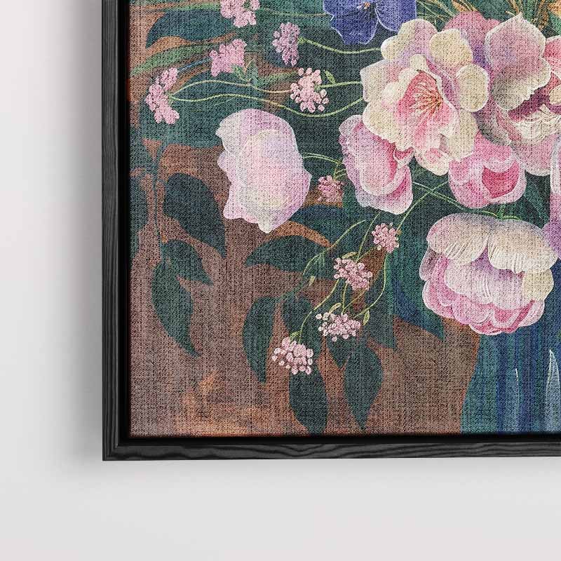 Kleurrijke Bloemenpracht – canvas wanddecoratie in portret formaat