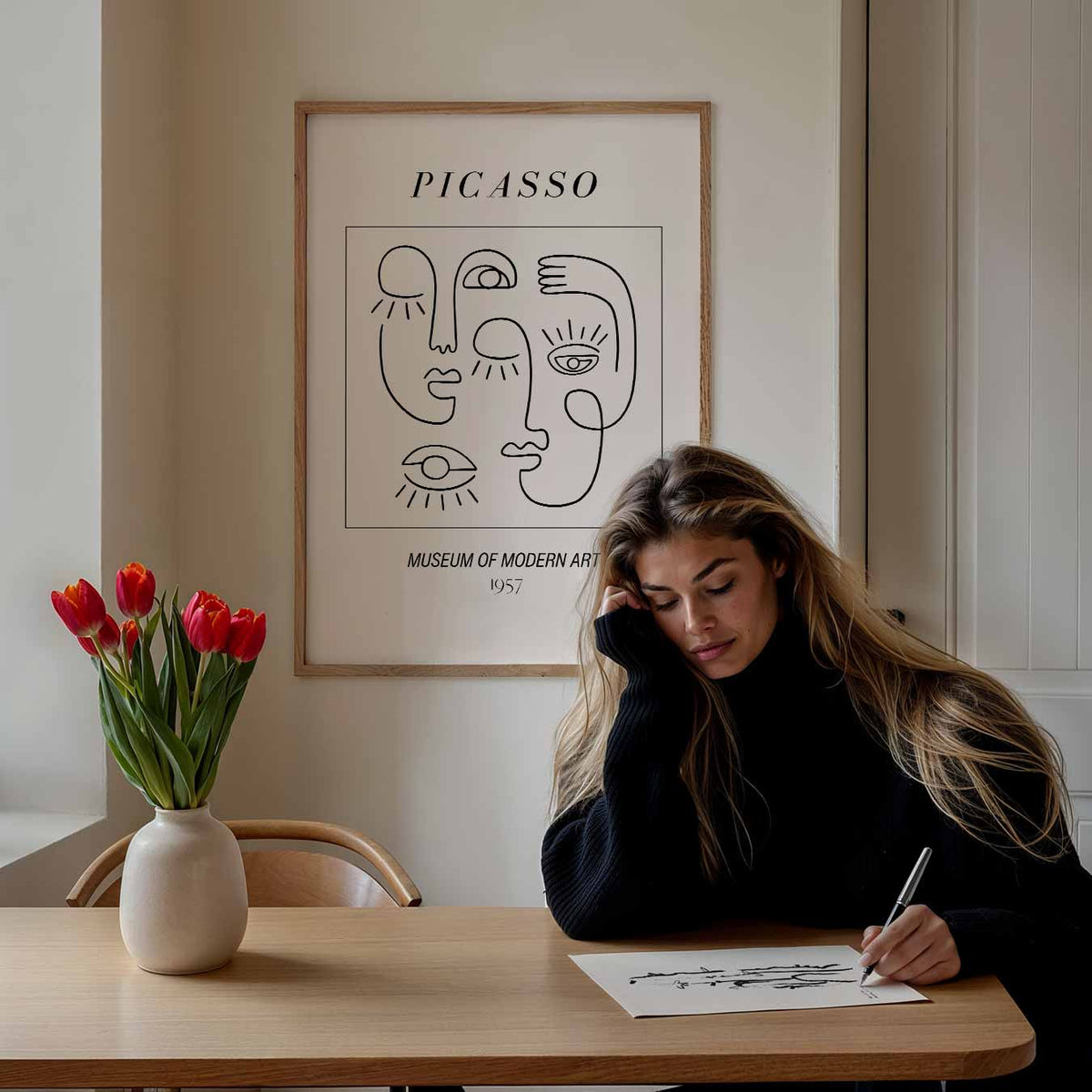 Abstracte – abstracte wandkunst als portret poster