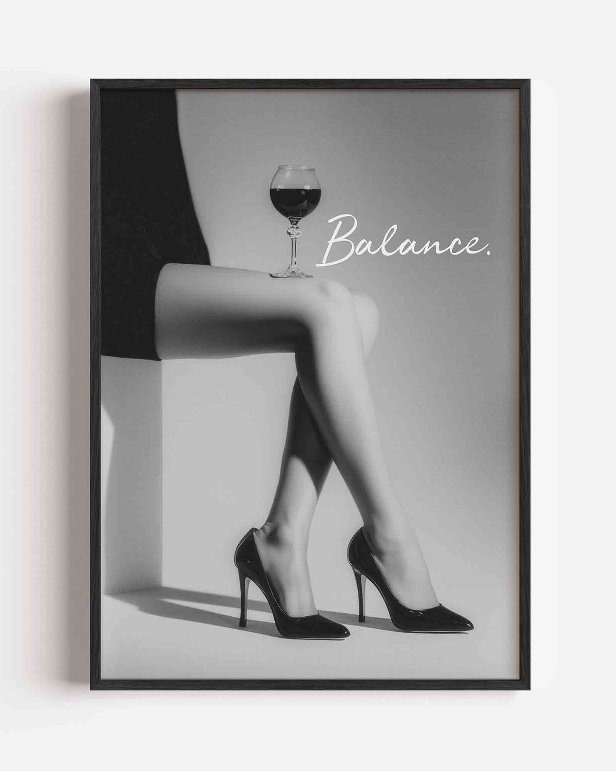 Balance – Pop Art portret poster als wanddecoratie