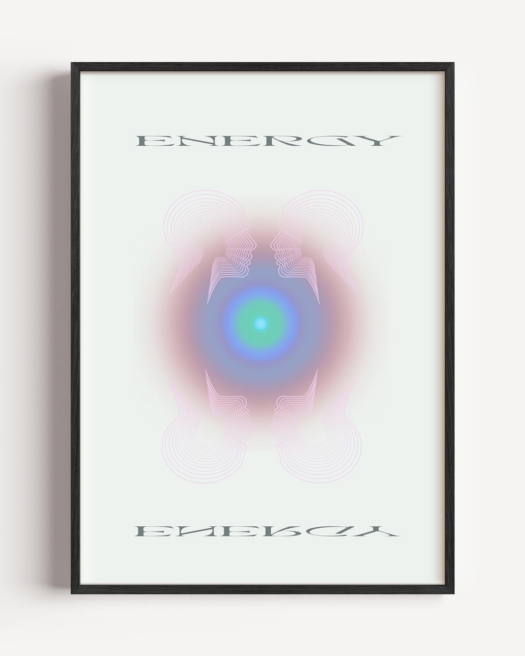 Energie Inspiratieposter – mindfulness portret poster als wanddecoratie