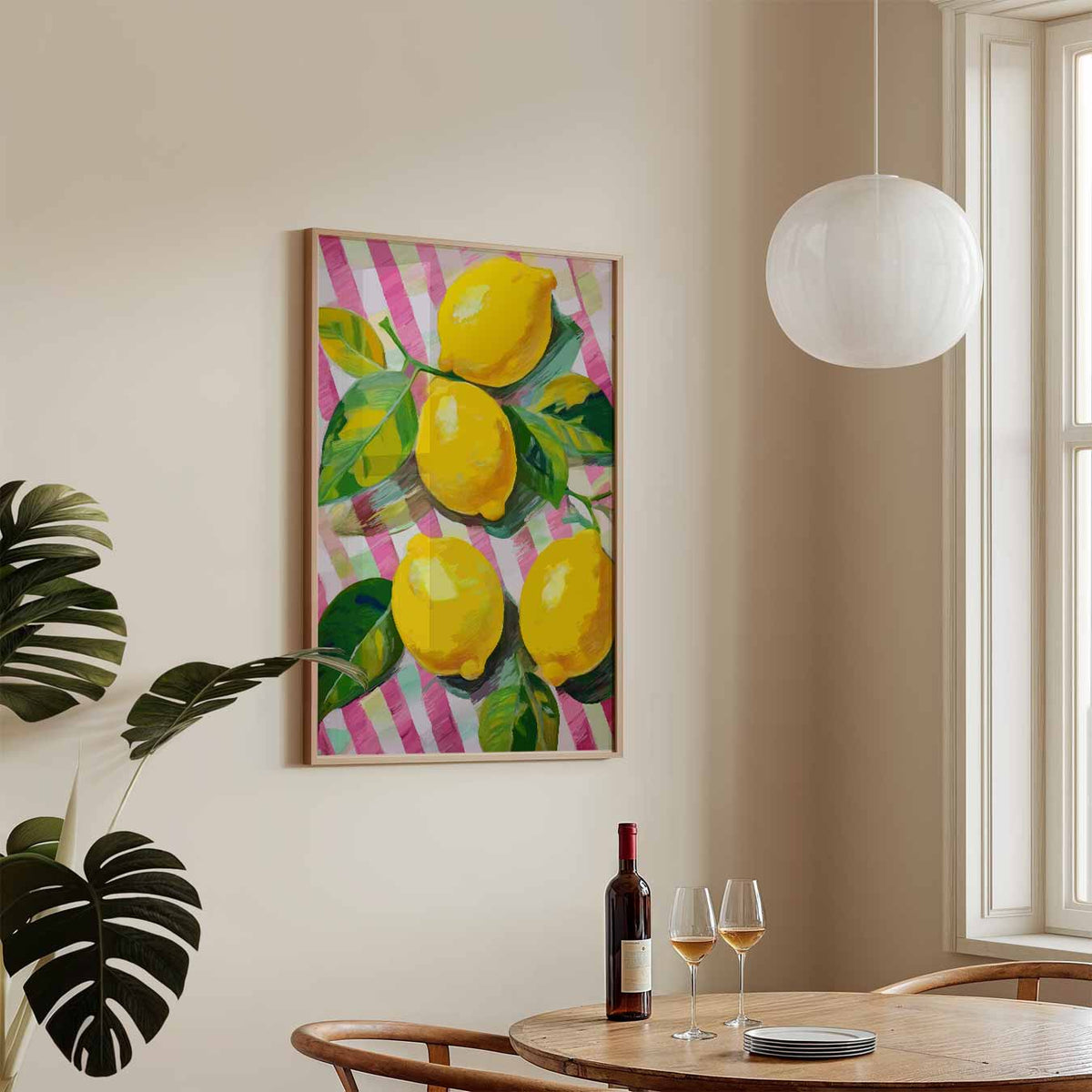 Zomerse Citrus Verrukking – keukenposter in staand formaat