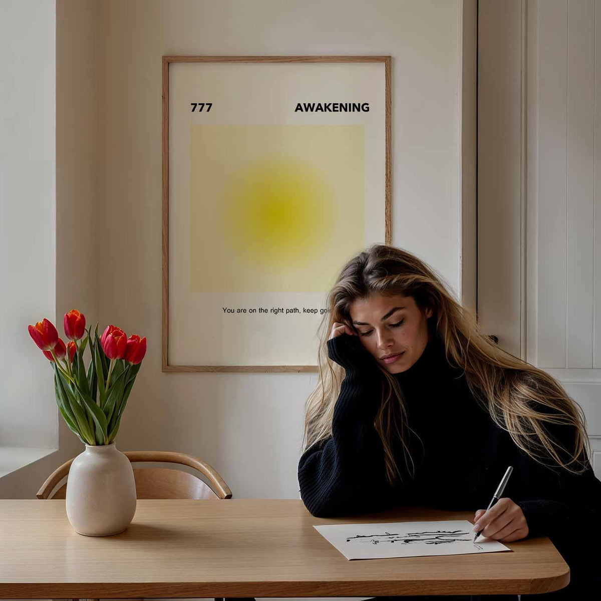 Inspirerende 777 Awakening – mindful portret poster, afbeelding 7