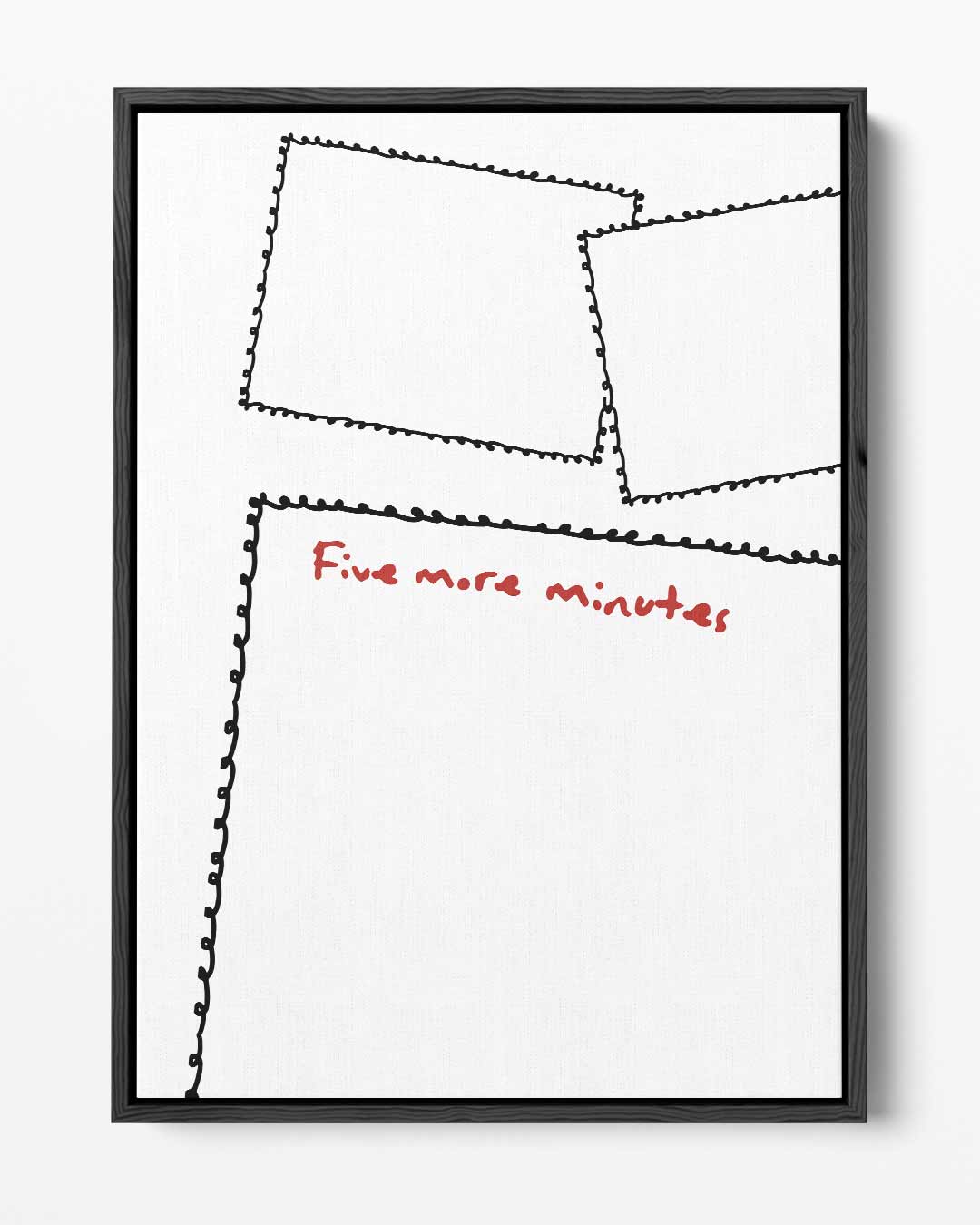 Vijf Extra Minuten – portret kunstwerk als wanddecoratie