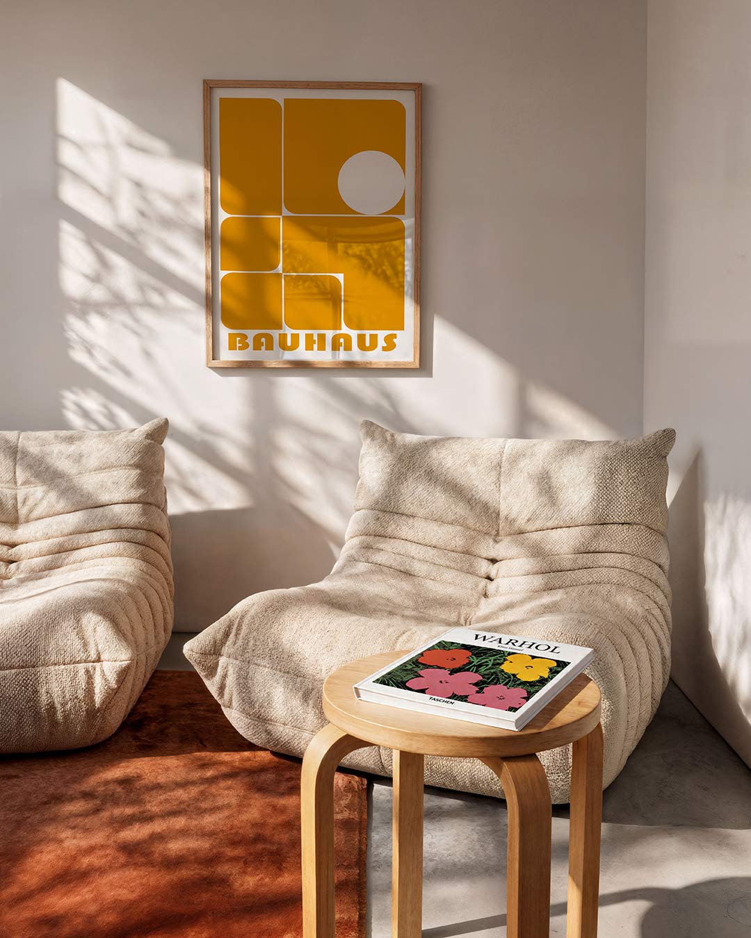 Vorm en balans – moderne Bauhaus wandkunst als poster