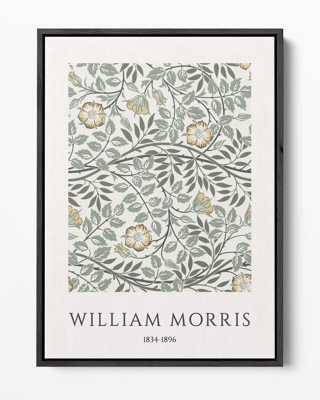 Bloemenpracht van William Morris – portret kunstwerk als wanddecoratie