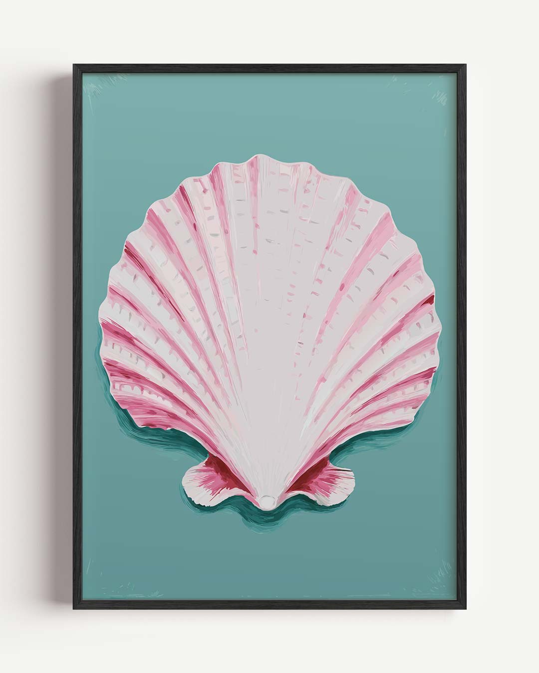 Zee Schelp – zomer portret poster als wanddecoratie
