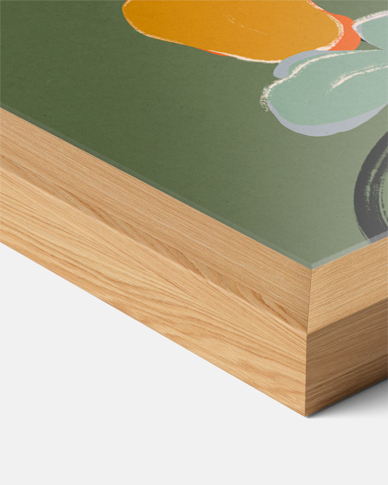 Bloemige Droom – bloemen poster als moderne staande wanddecoratie