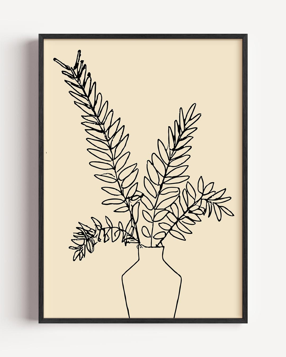 Minimalistische Botanische – keuken portret poster als wanddecoratie