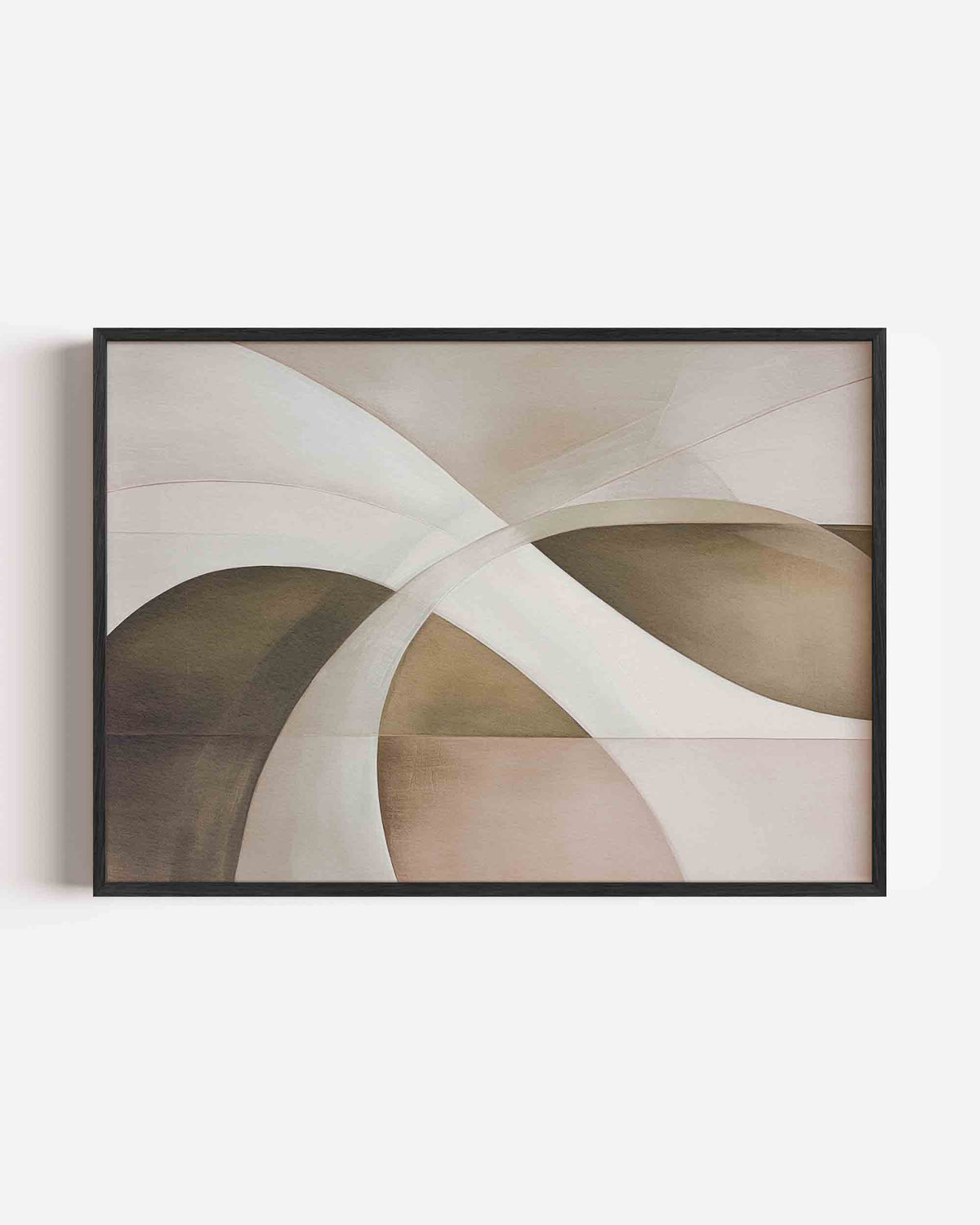 Abstracte vormen – abstracte landscape poster als wanddecoratie