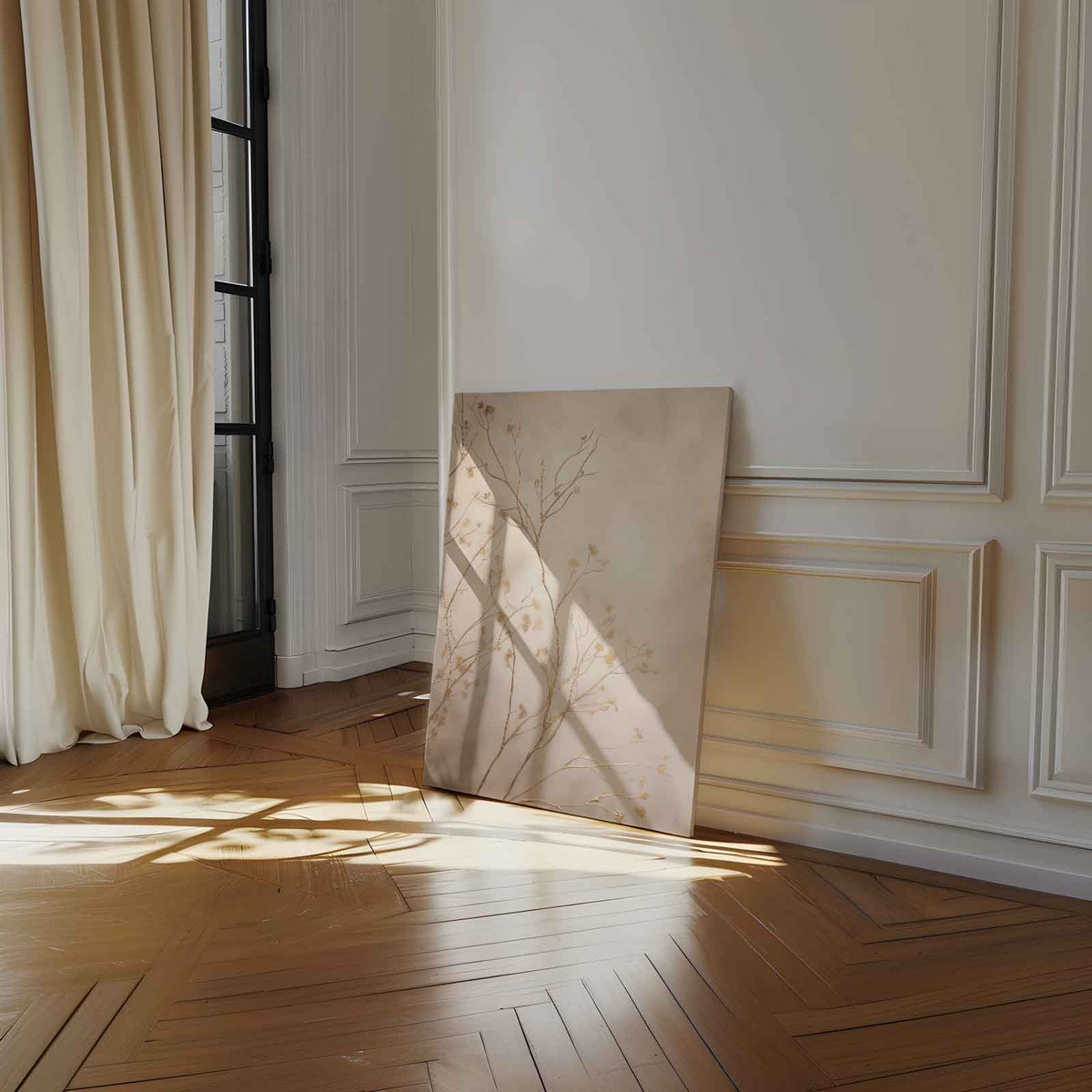 Gouden Takken in Mist – portret kunstwerk als wanddecoratie, afbeelding 14