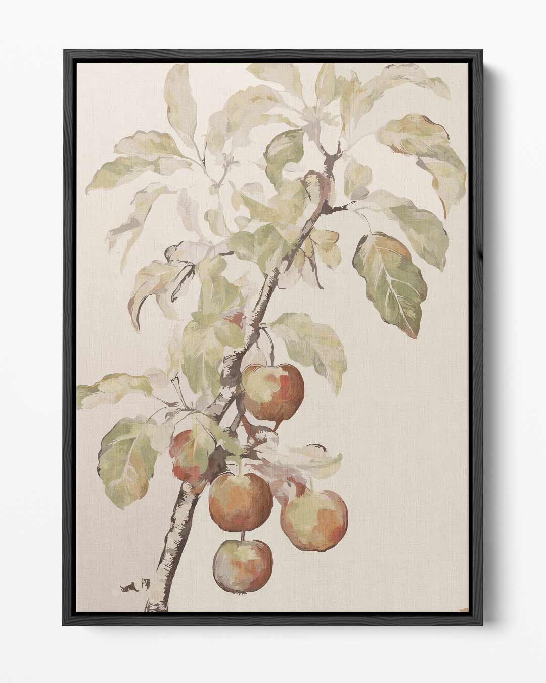 Vintage Appelboom Schilderij – portret kunstwerk als wanddecoratie