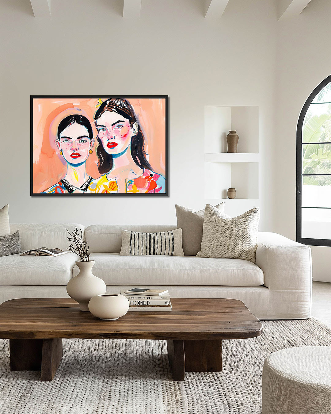 Vrolijke portretten – wanddecoratie in interieur