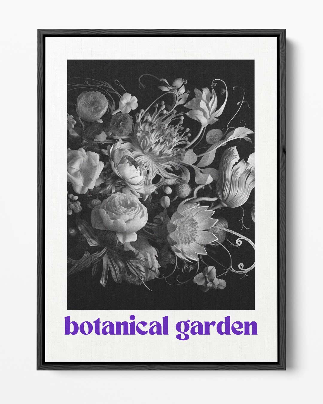 Botanische Tuin Wandkunst – portret kunstwerk als wanddecoratie
