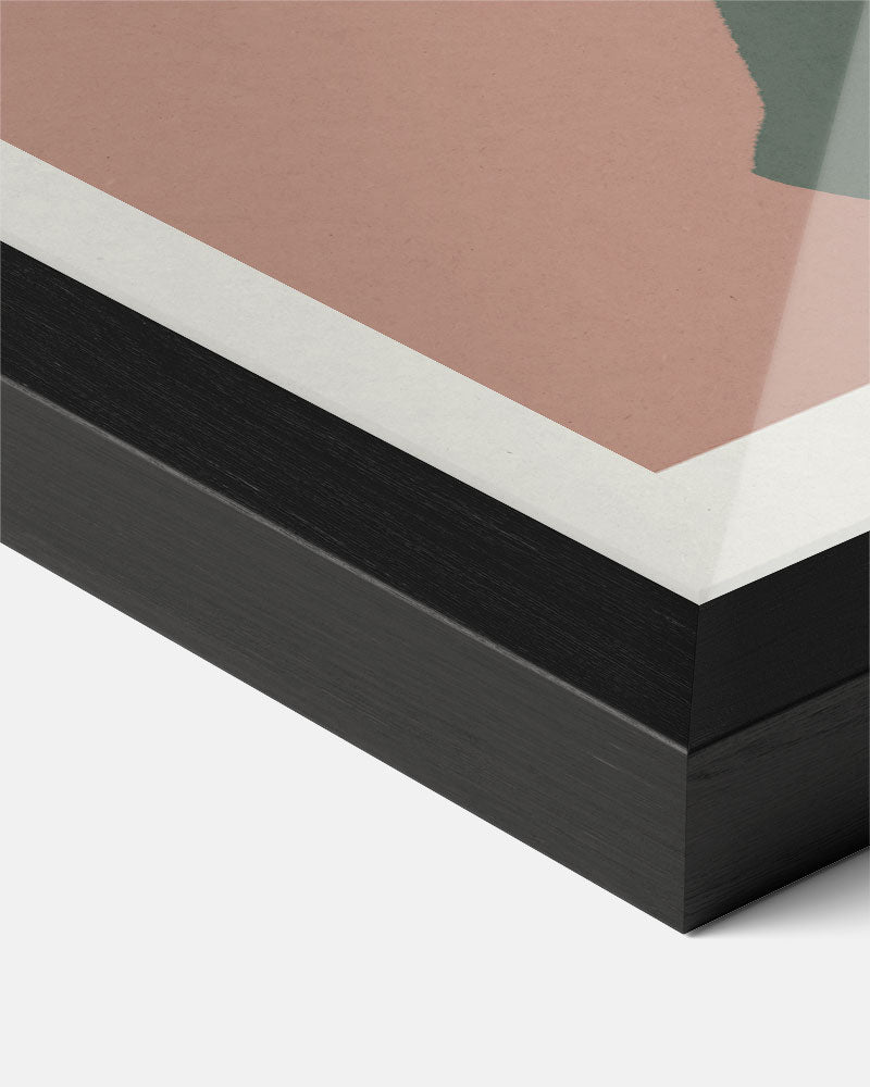 Abstracte Kleurrijke Harmonie – staande muurposter voor keuken of eethoek