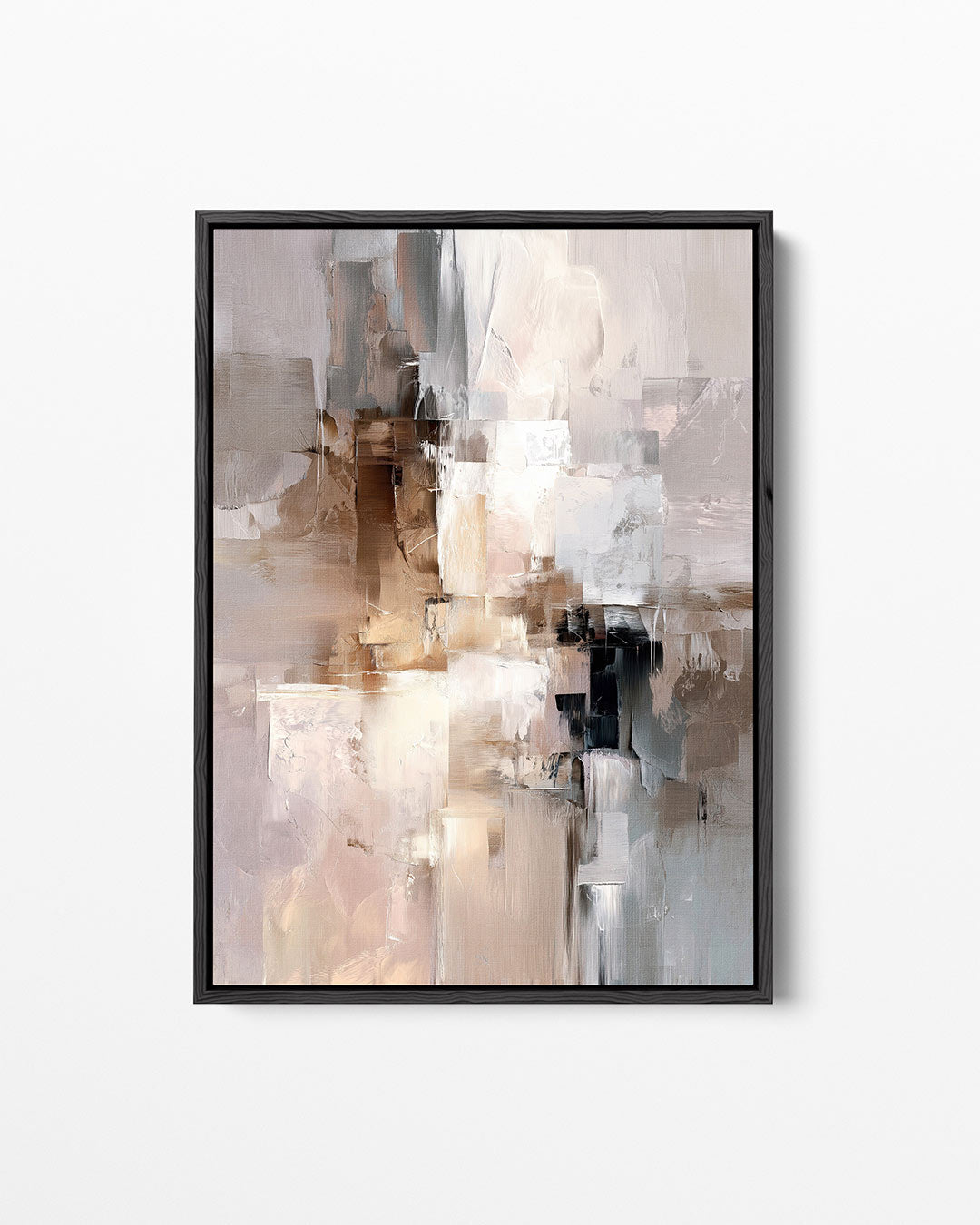 Gelaagde compositie – staand wanddecoratie kunstwerk