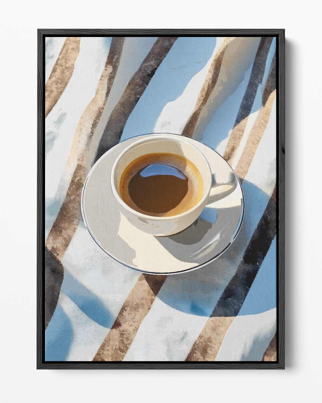 Espresso Rustico – portret kunstwerk als wanddecoratie