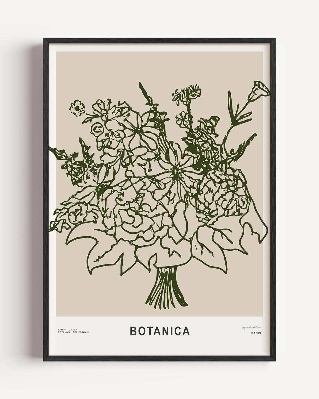Botanische Kunstposter – bloemen portret poster als wanddecoratie