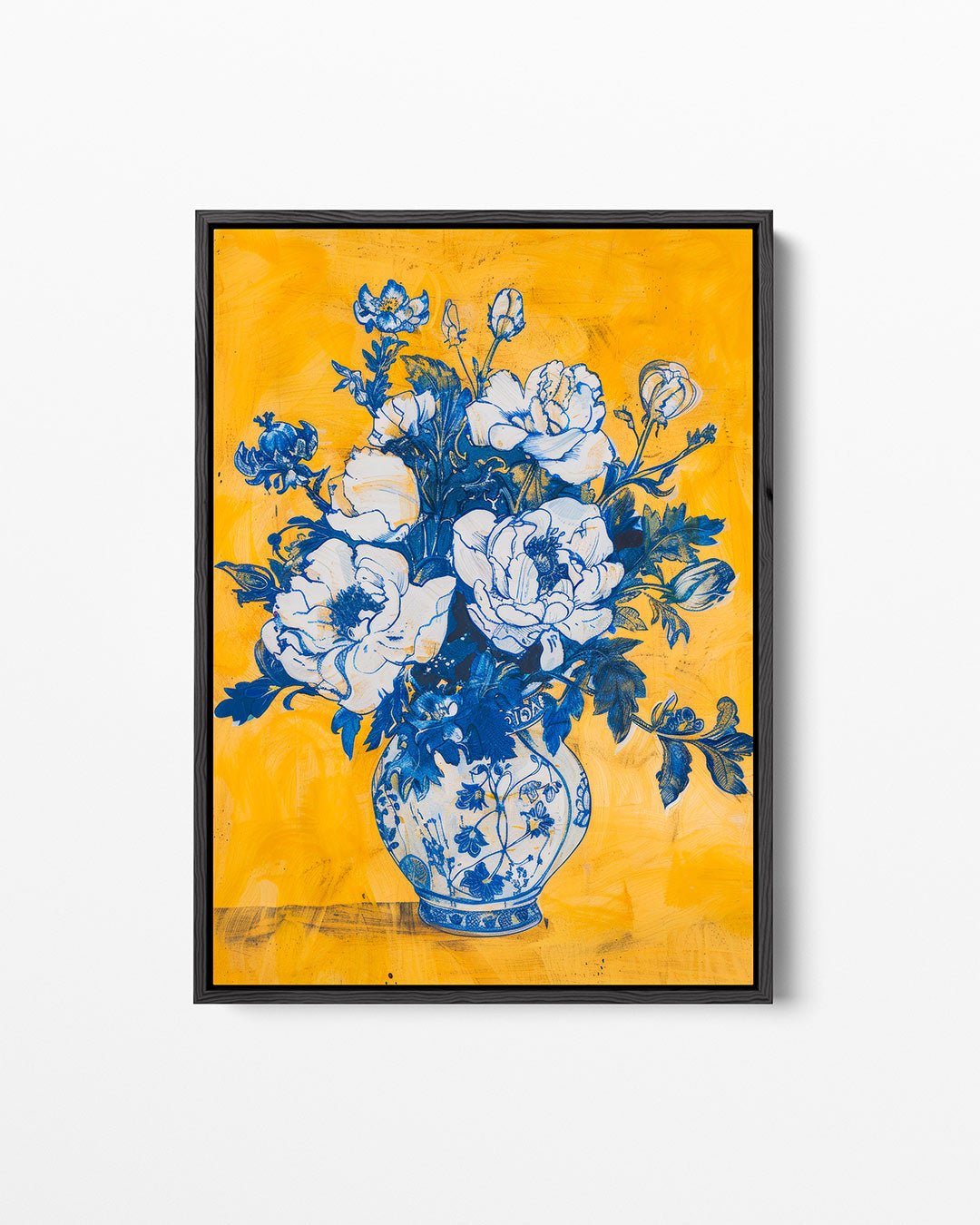 Bloemrijke compositie – staand wanddecoratie kunstwerk