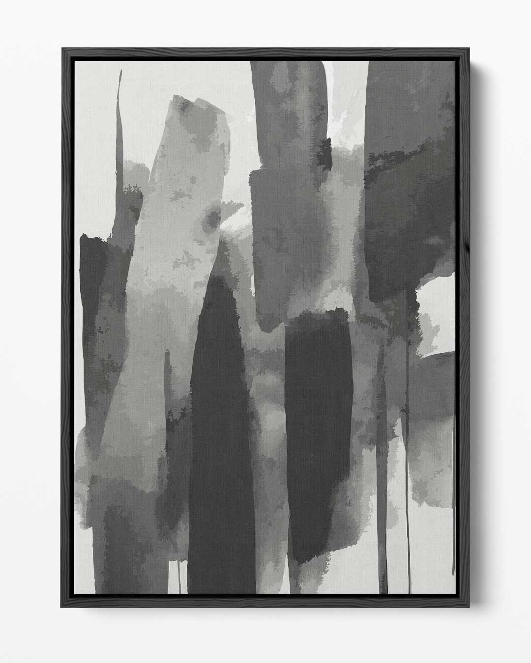Abstracte Stijlvolle Streken – portret kunstwerk als wanddecoratie