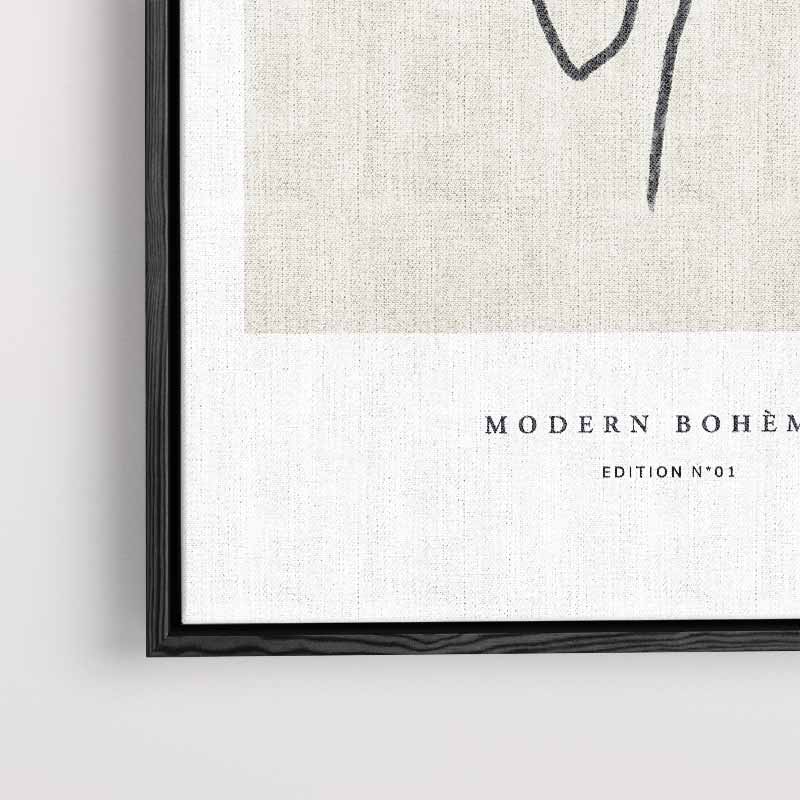 Moderne Boho Bladeren – plexiglas kunstwerk als wanddecoratie