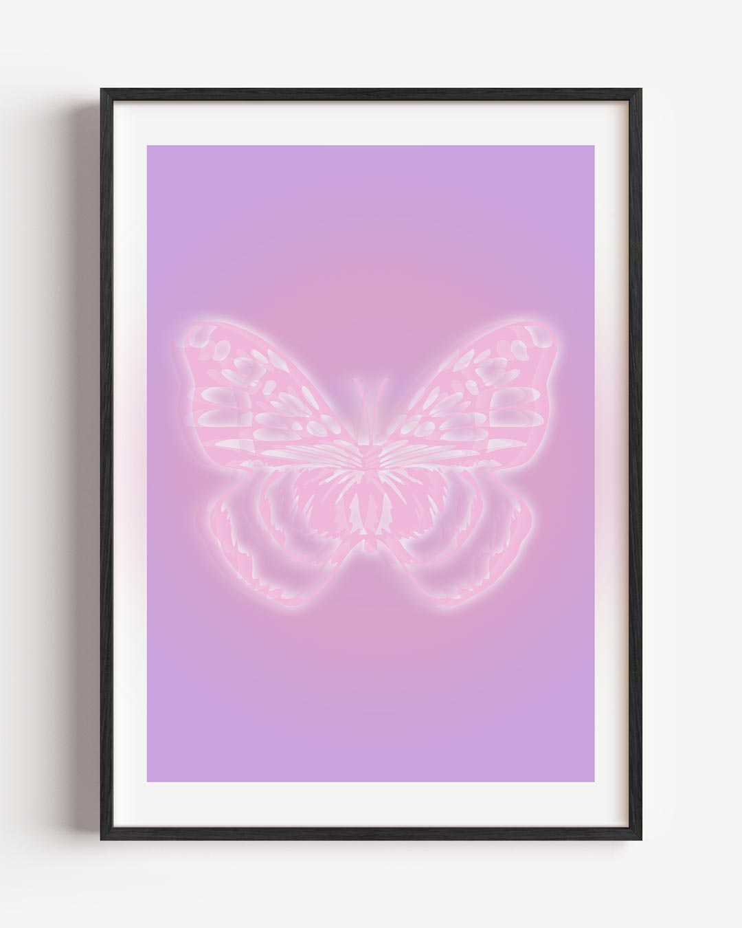 Betoverende Vlinderposter – moderne portret poster als wanddecoratie