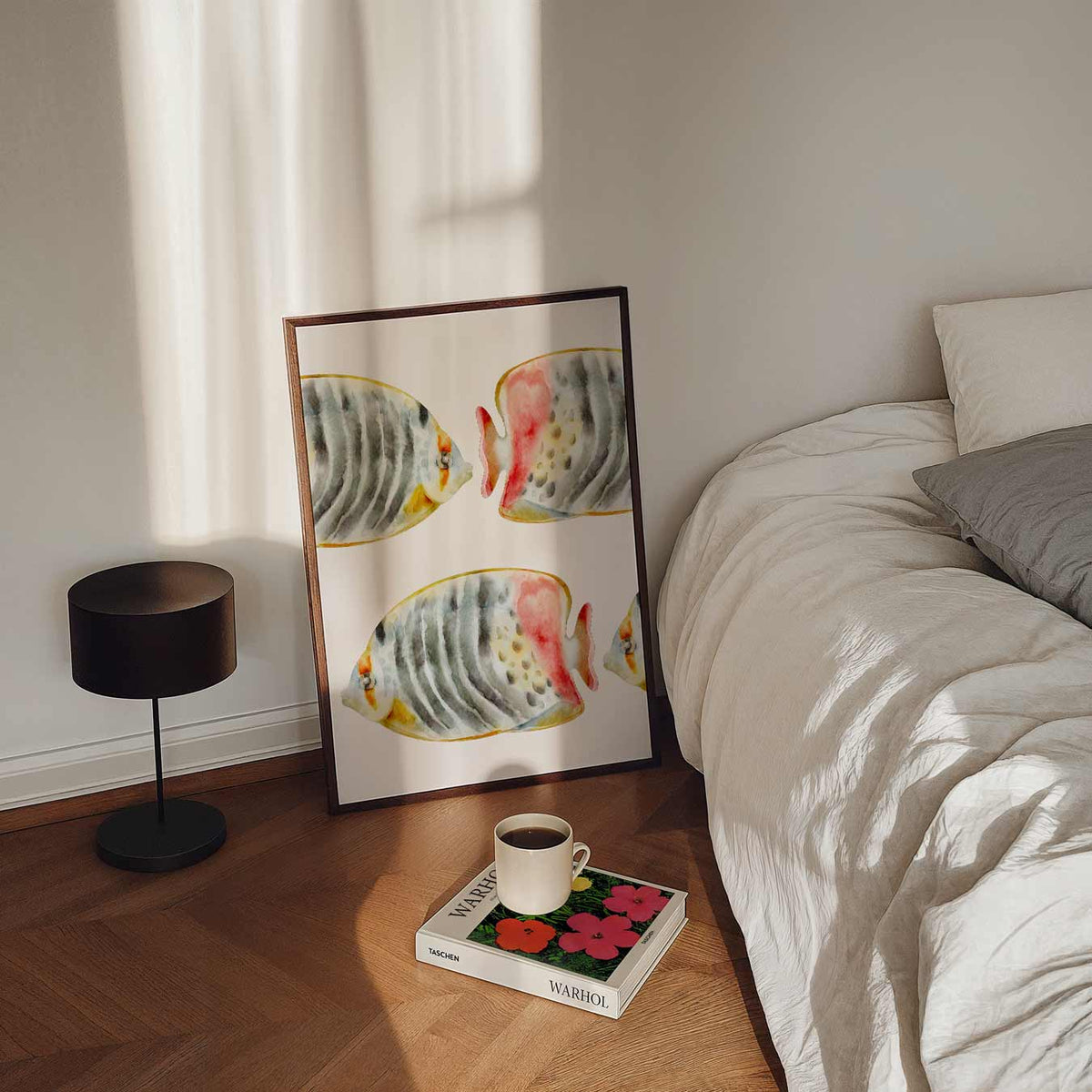 Tropische Vissen – staande dieren wanddecoratie van WallArtistic