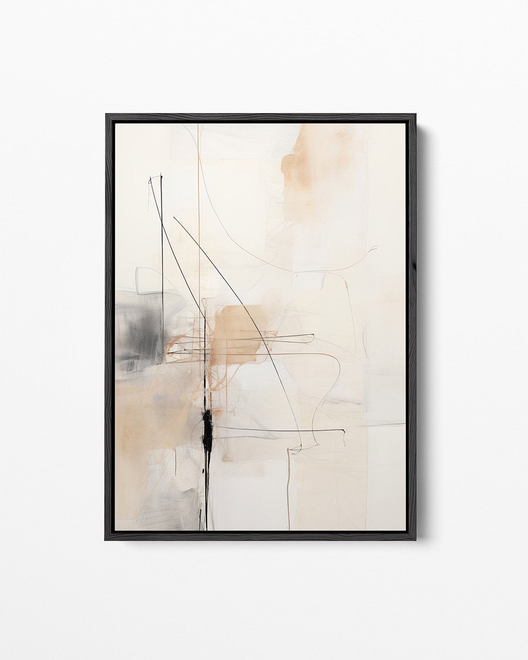 Lijnen en vormen – staand wanddecoratie kunstwerk