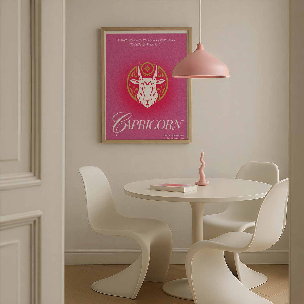 Abstracte – rustgevende wandkunst als portret poster