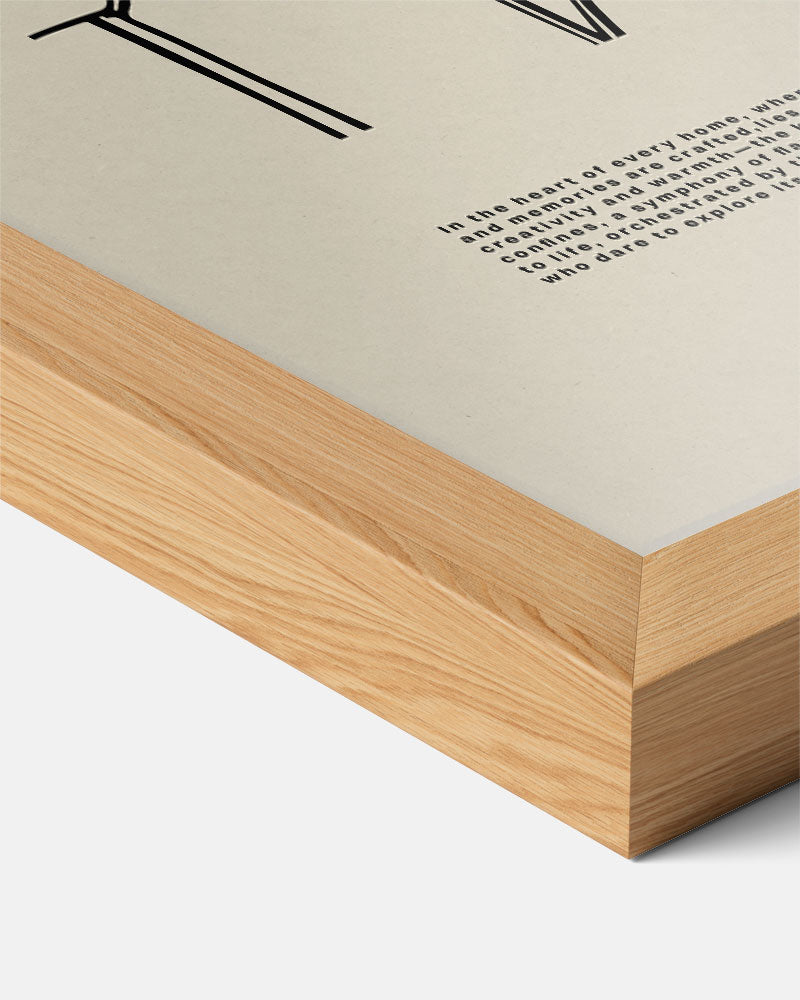 Moderne Minimalistische Keukenposter – staande keuken wanddecoratie van WallArtistic
