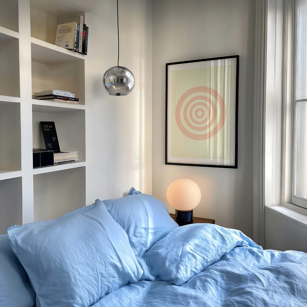 Rustgevende Cirkel – staande moderne wanddecoratie van WallArtistic