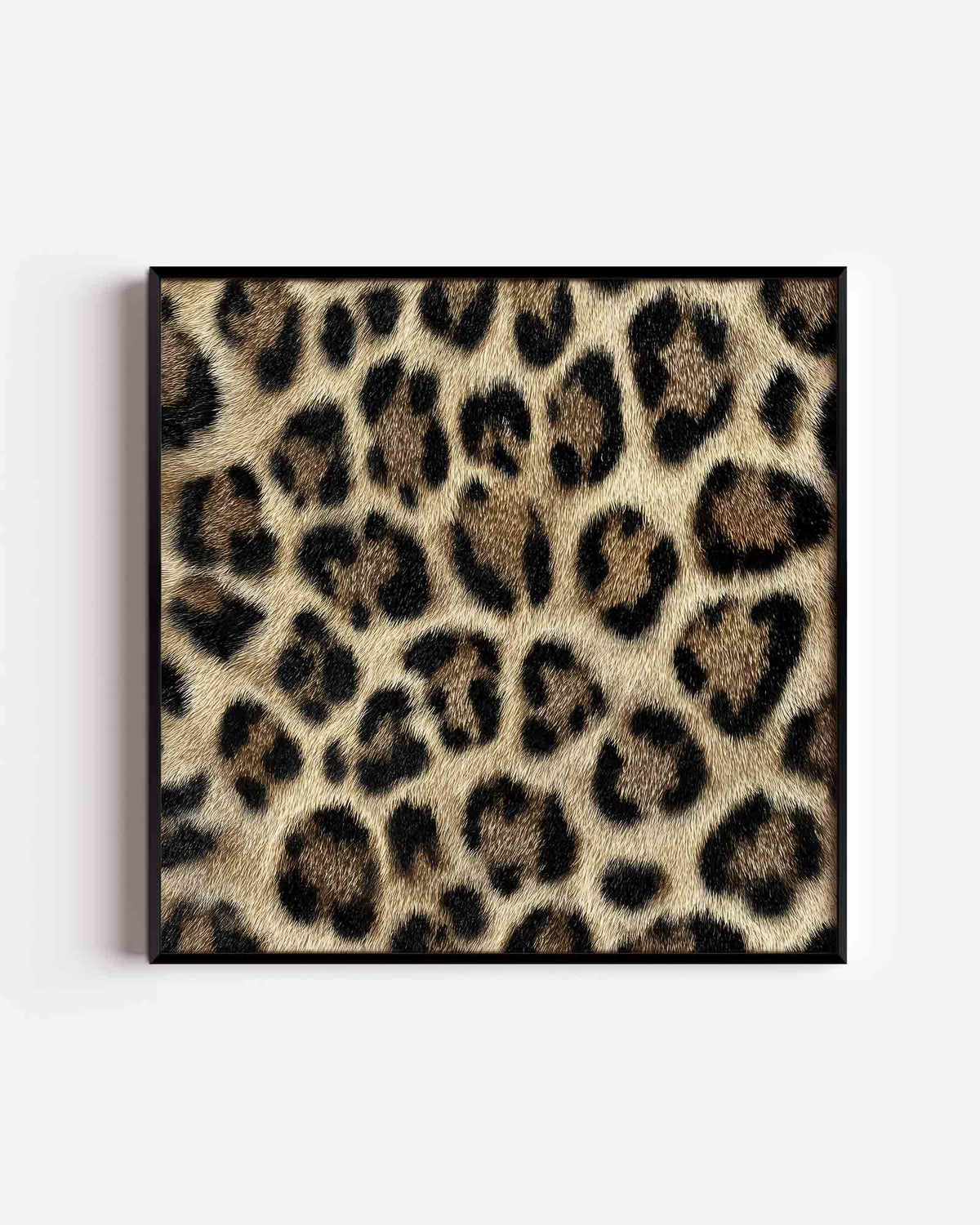 Luipaardprint – jungle vierkante poster als wanddecoratie