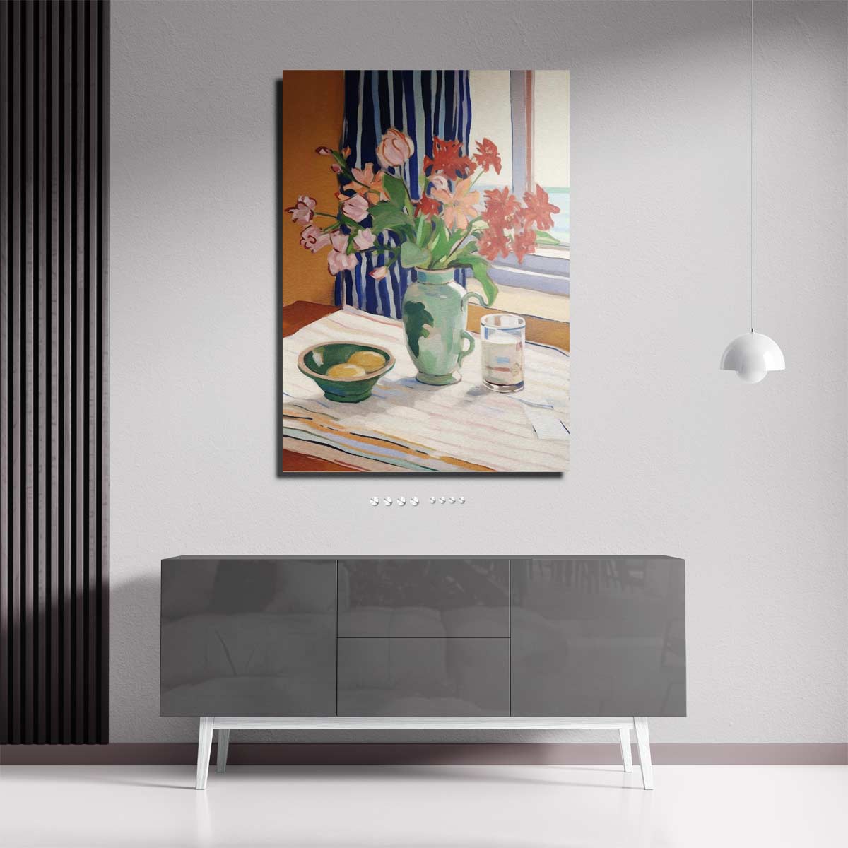Tijdloze Bloemsymfonie – portret kunstwerk als wanddecoratie, afbeelding 18