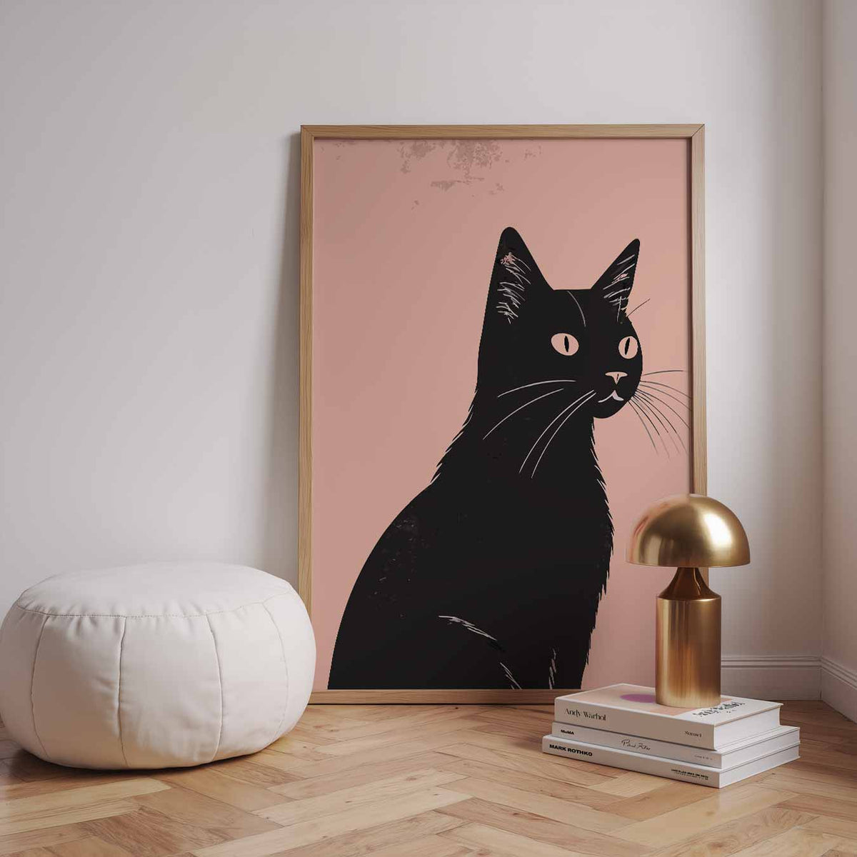 Stijlvolle Kattenkunst voor Thuis – dieren poster in staand formaat