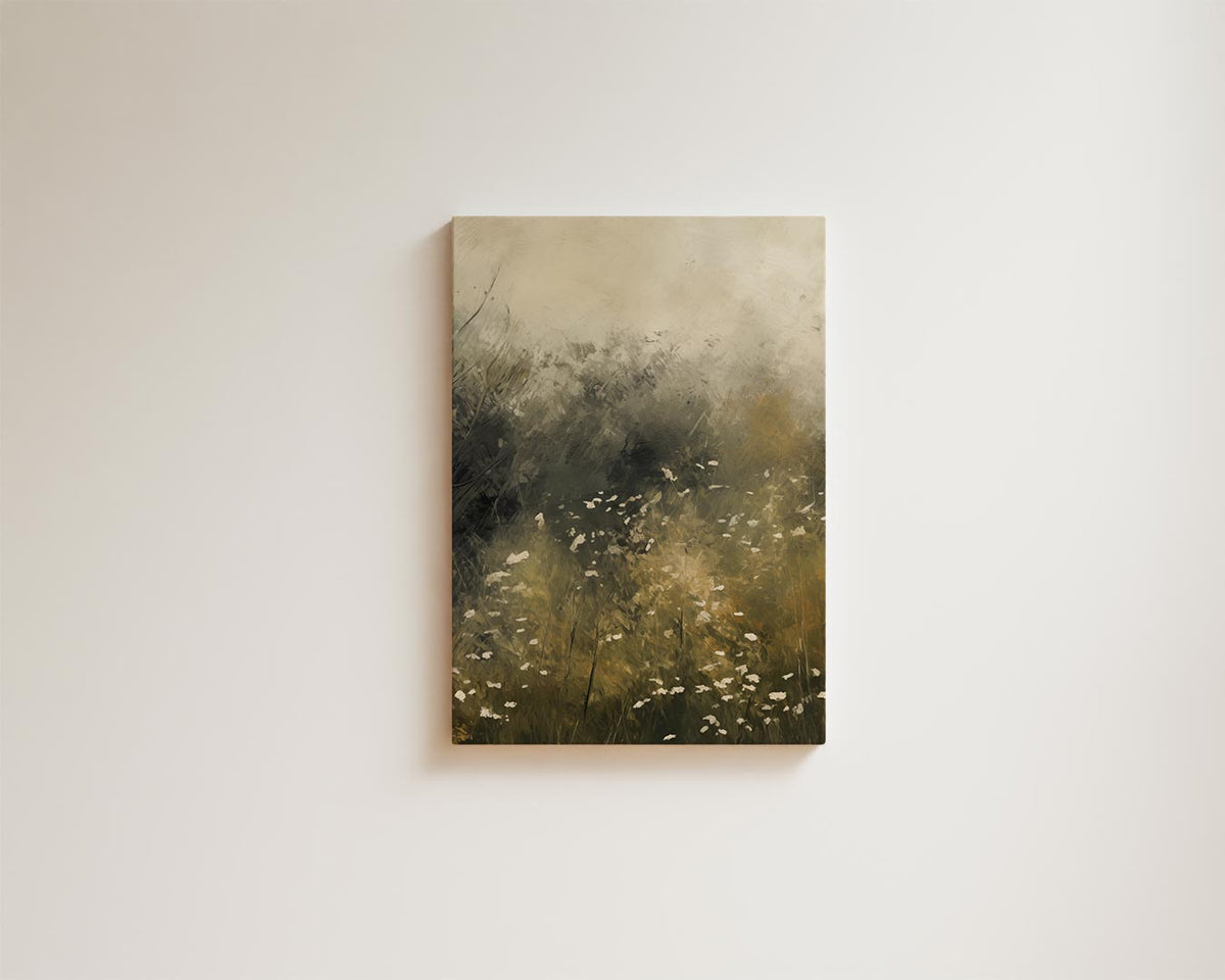 Dromerige Weide – kunstwerk met zwarte baklijst