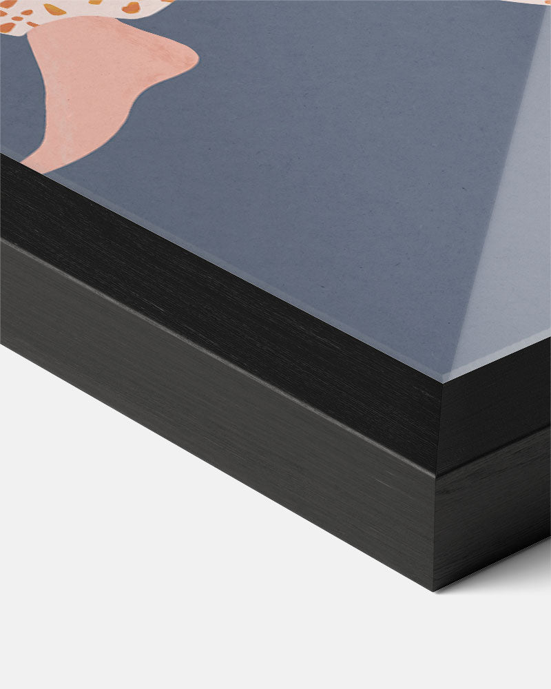 Vrolijke Abstracte Dans – vrouwelijke portret poster als eigentijdse wanddecoratie