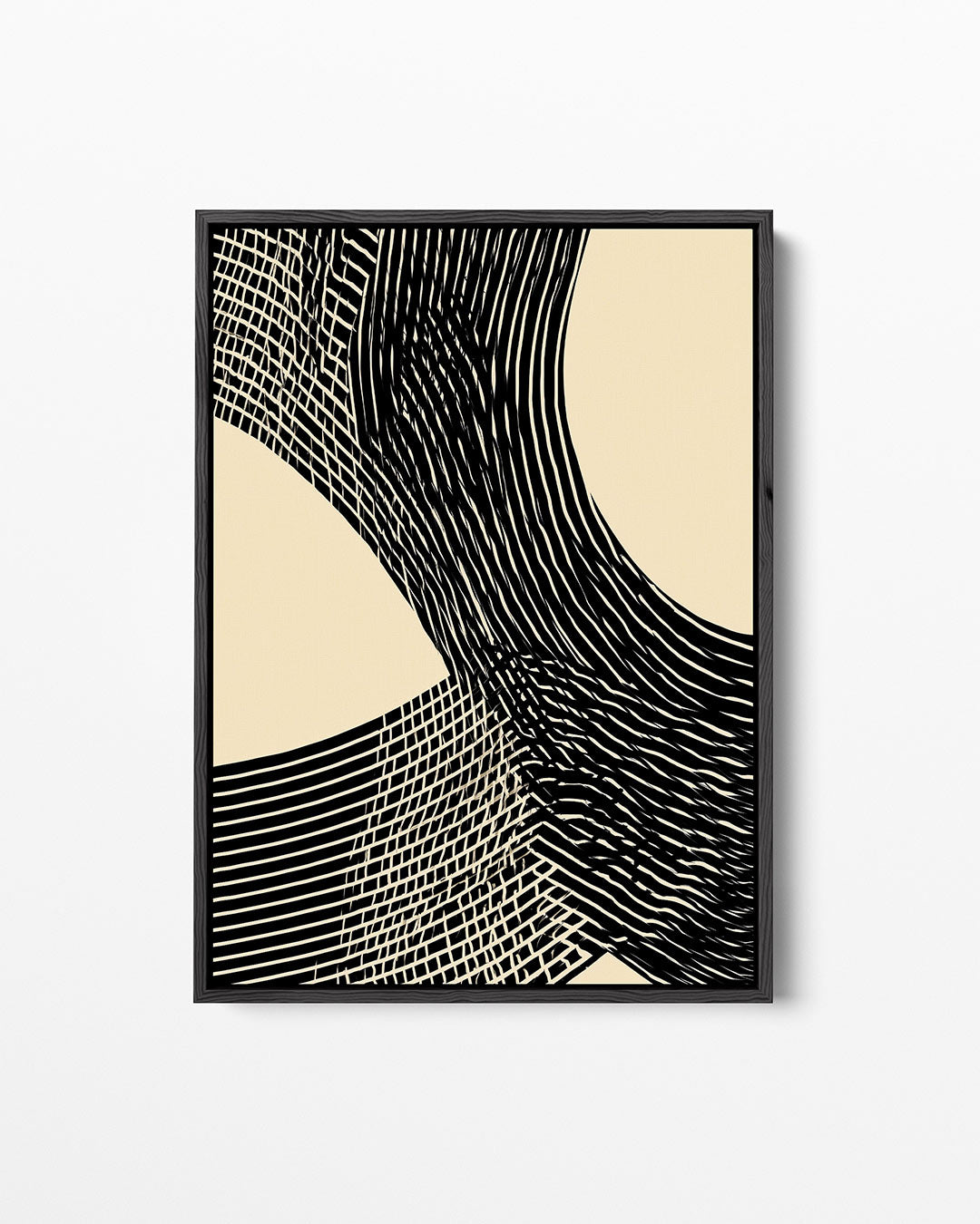 Dynamische lijnen – staand wanddecoratie kunstwerk