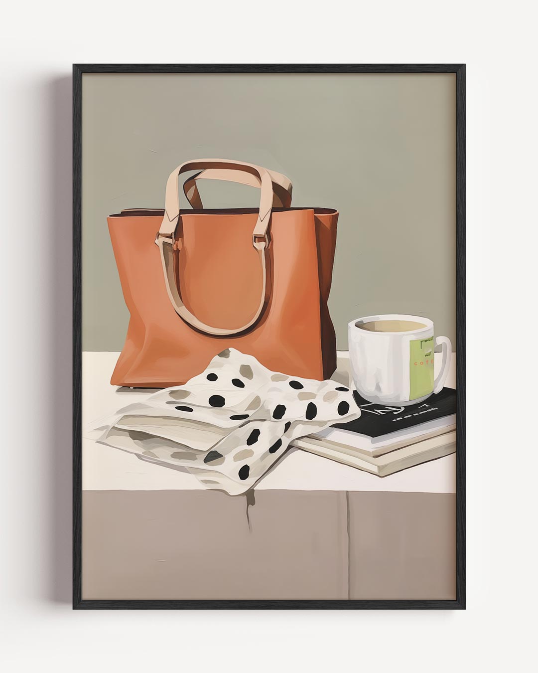 Stijlvolle Vrouwelijke Lifestyle – abstracte portret poster als wanddecoratie