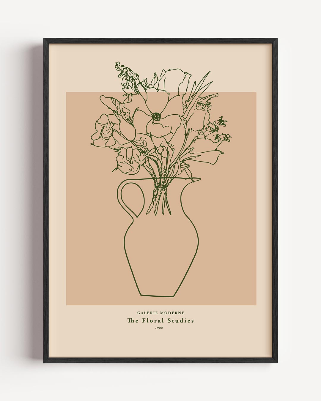 Elegante Bloemenvaas – bloemen portret poster als wanddecoratie