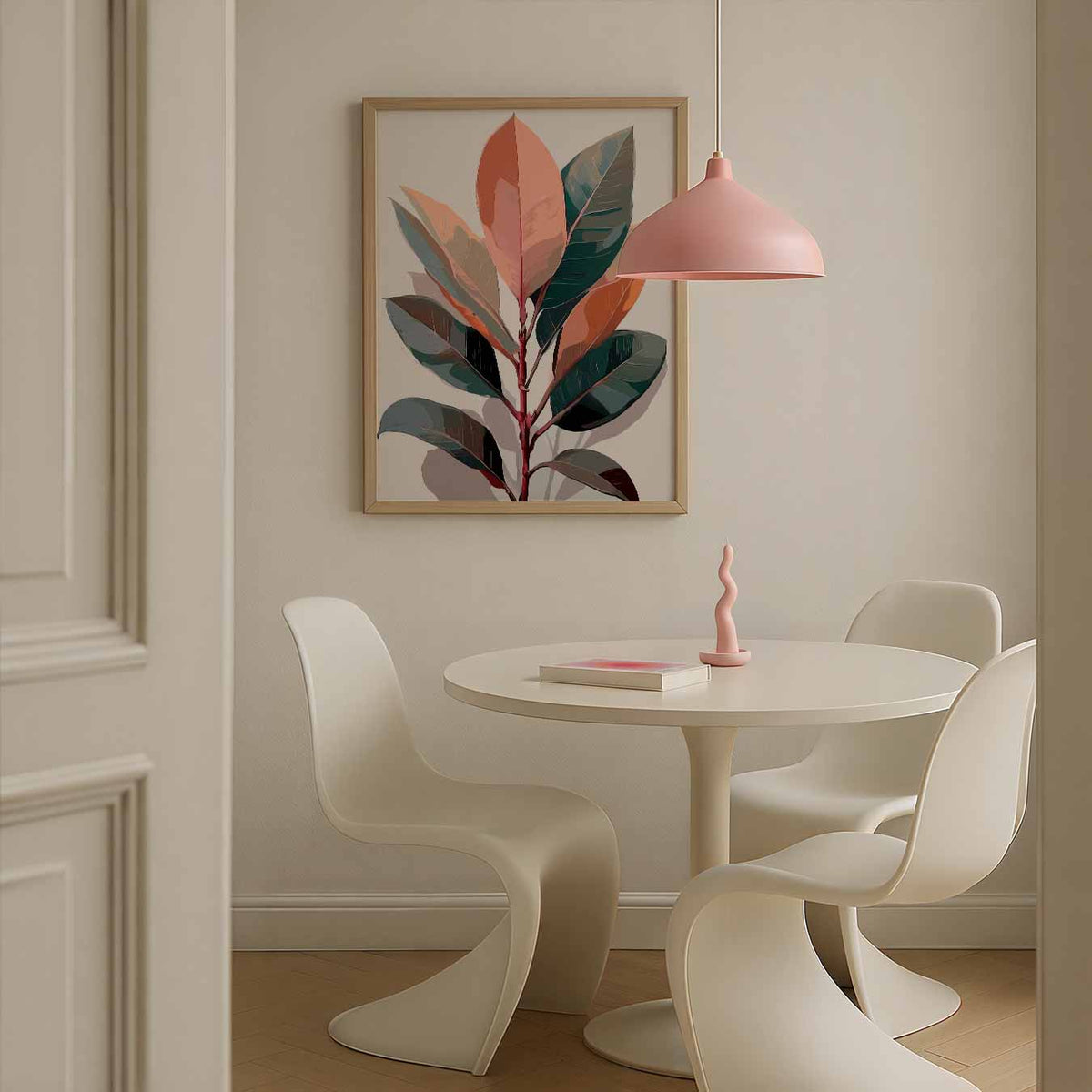 Botanische Kunstposter – bloemen poster in staand formaat