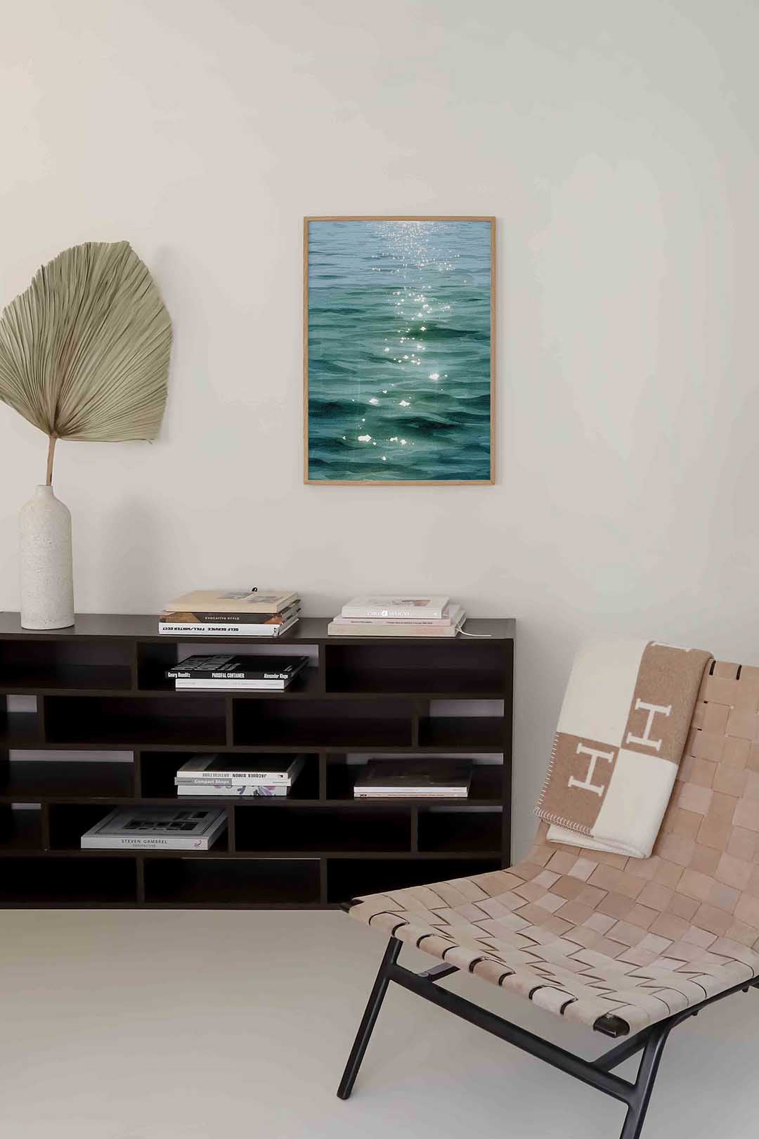 Reflecties op water – natuur poster in staand formaat