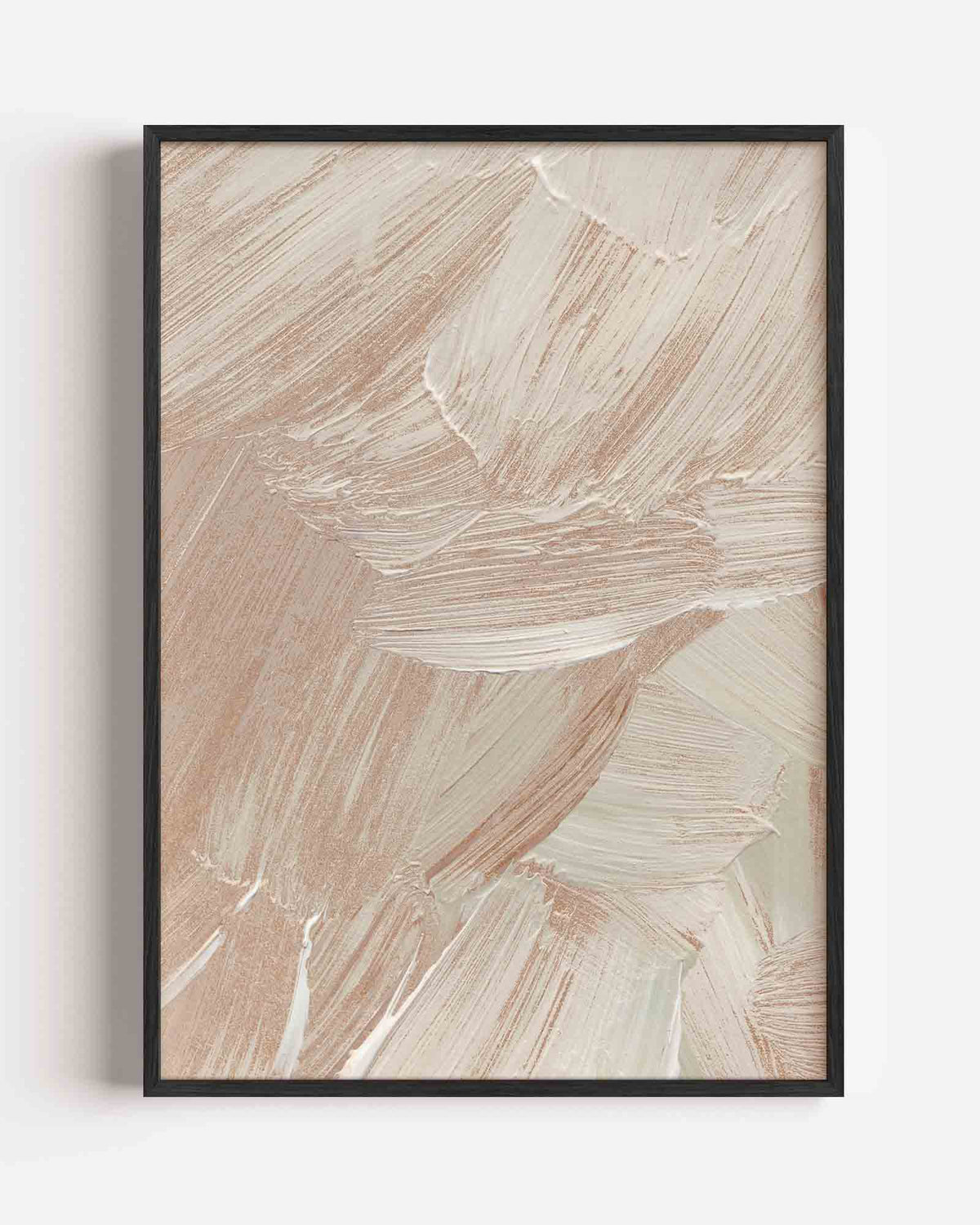 Abstracte beige textuur – schilderkunst portret poster als wanddecoratie