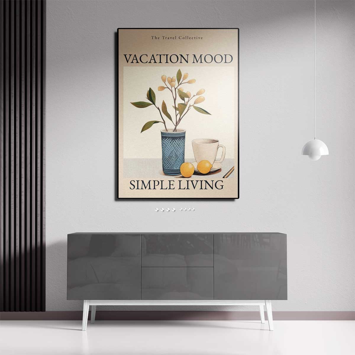 Vakantiegevoel – staand kunstwerk voor modern interieur