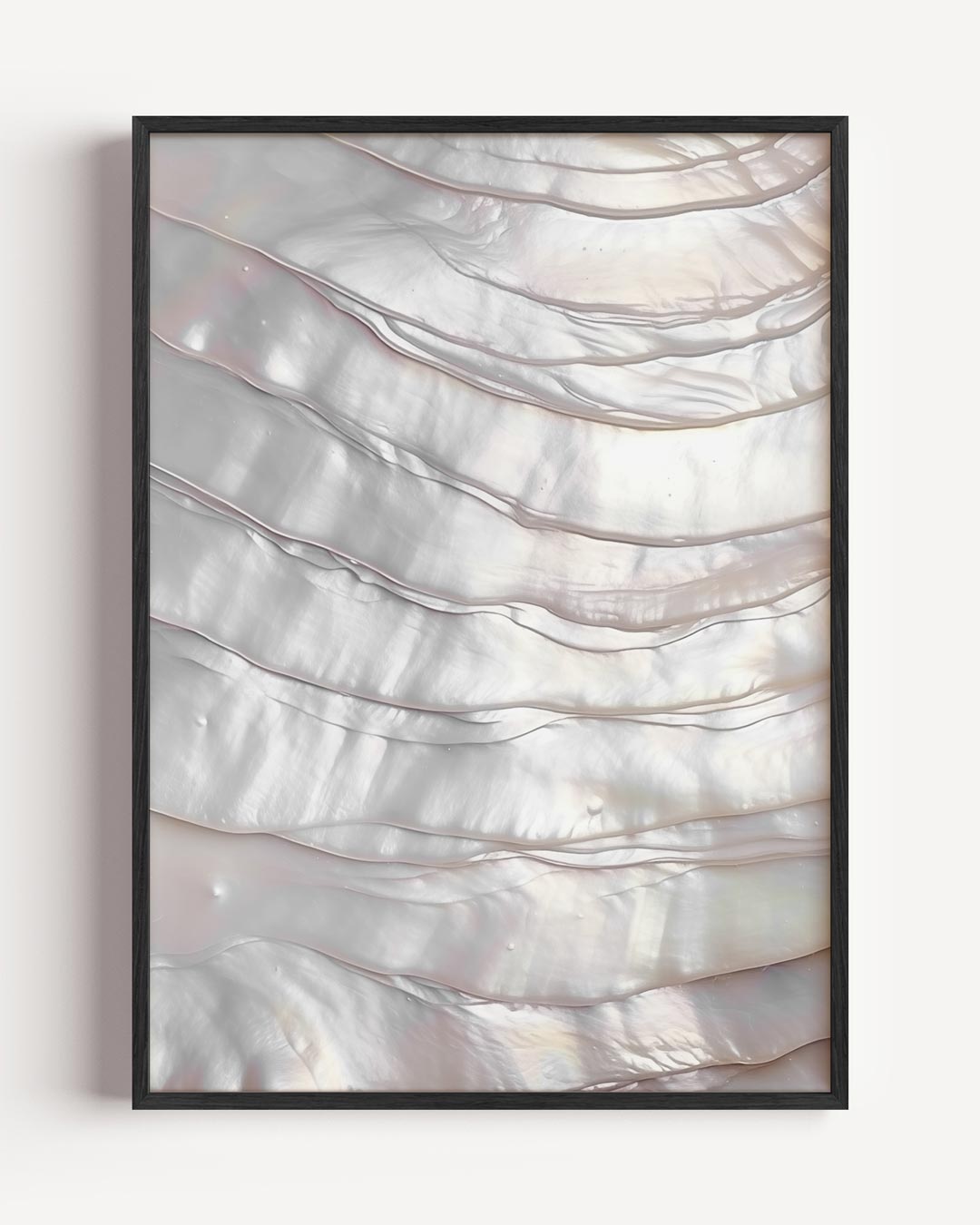 Elegante Parel Mozaïek – textuur portret poster als wanddecoratie