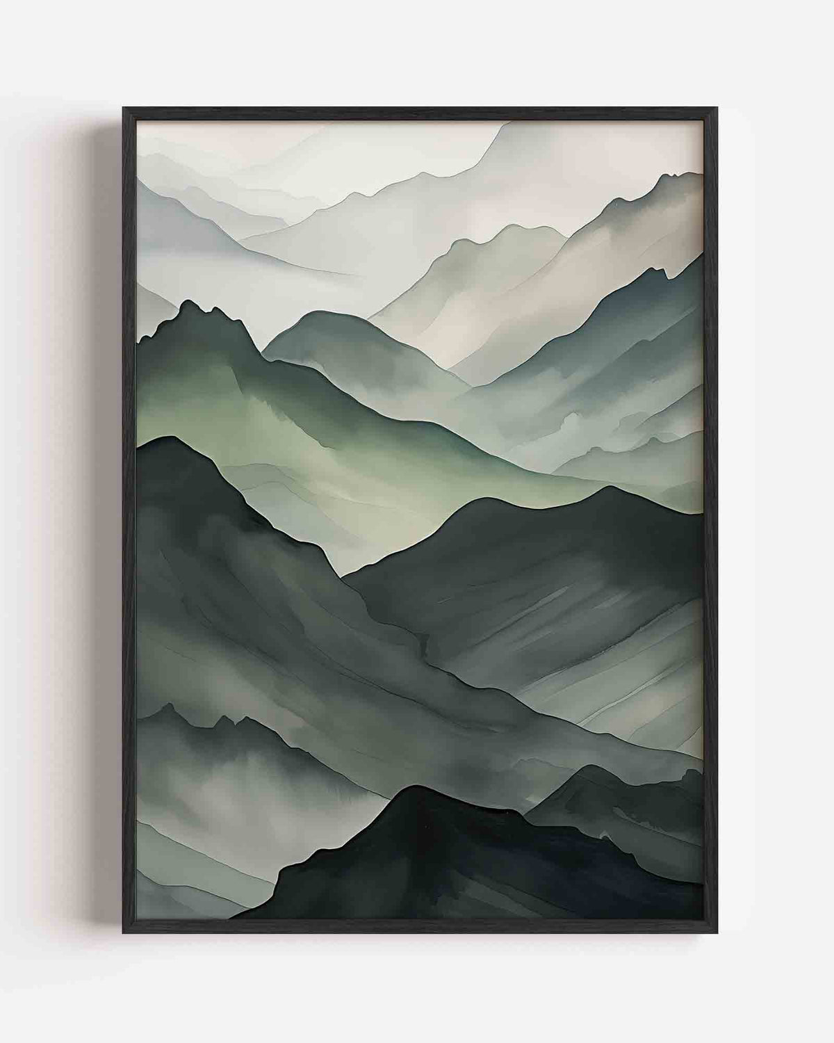 Berglandschap – natuur portret poster als wanddecoratie