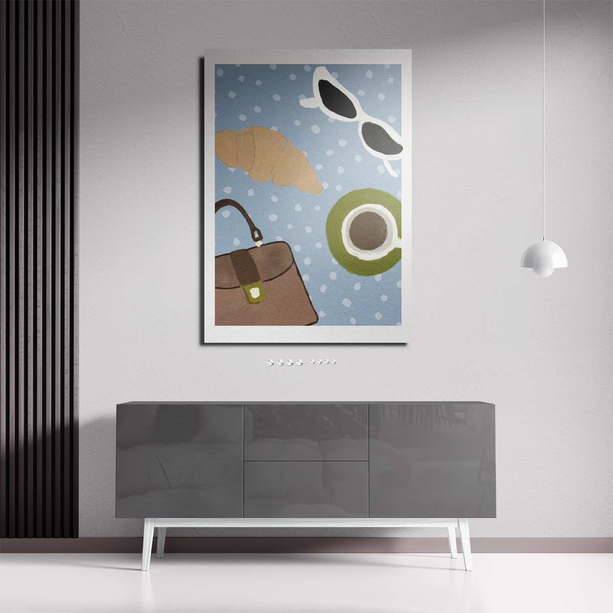 Parisian Morning Vibes – staande wandkunst voor woonkamer of interieur