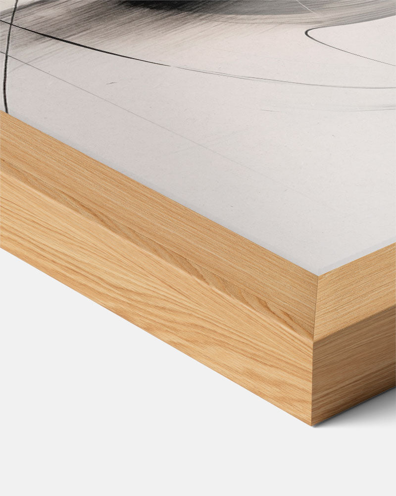 Elegante Abstracte Kunst – elegante poster als rustige staande wanddecoratie