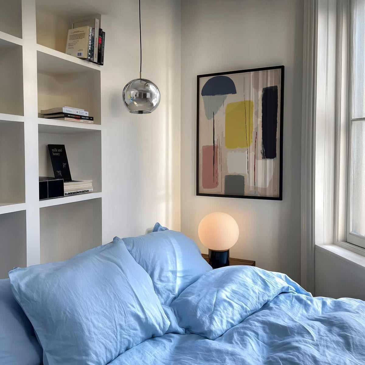 Abstract Elegance – abstracte poster als moderne staande wanddecoratie