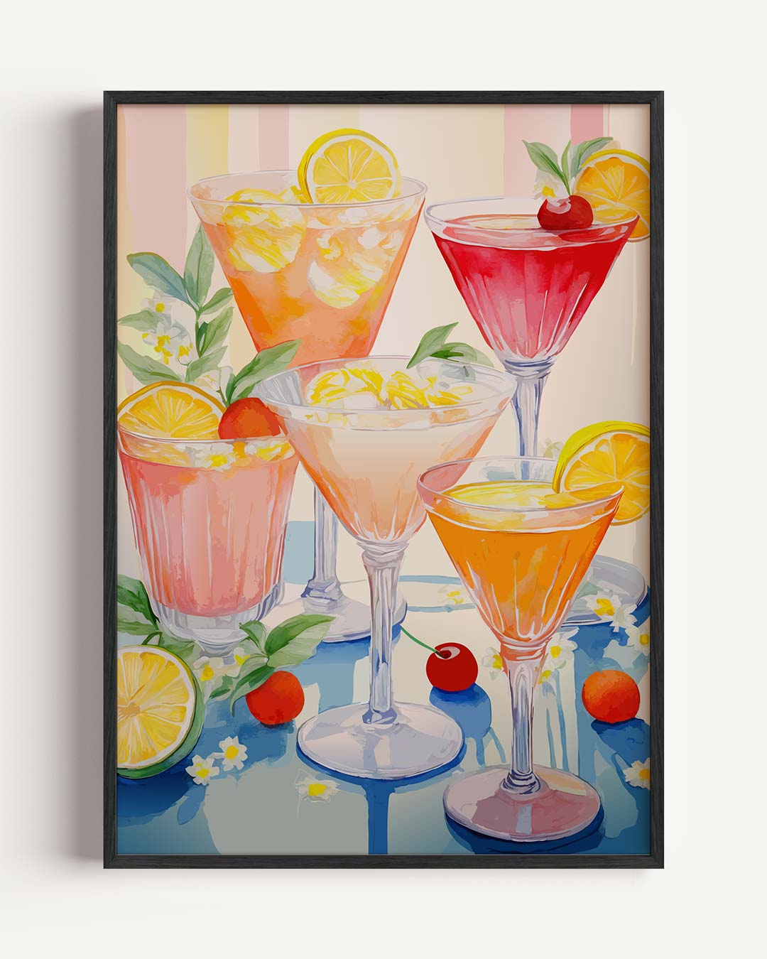 Cocktail Party – keuken portret poster als wanddecoratie