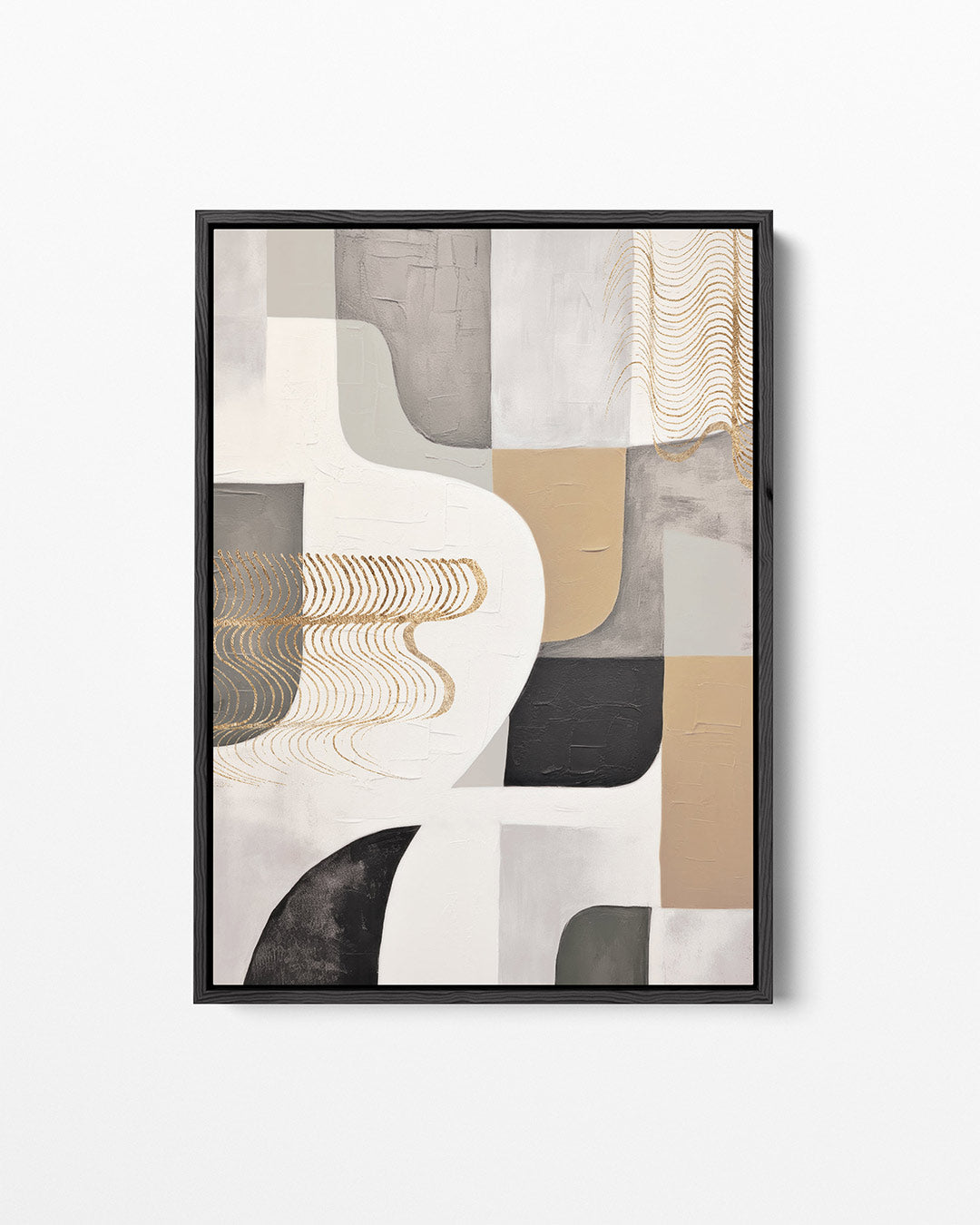 Organische vormen compositie – staand wanddecoratie kunstwerk